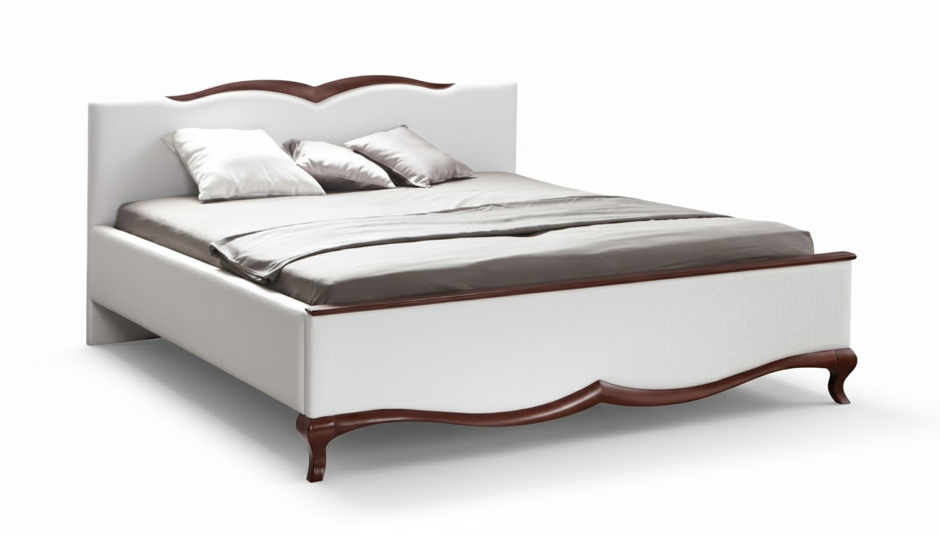 Chesterfield Bett Textil Stoff Betten Ehe Ehe Doppelbett Polster Schlafzimmer !