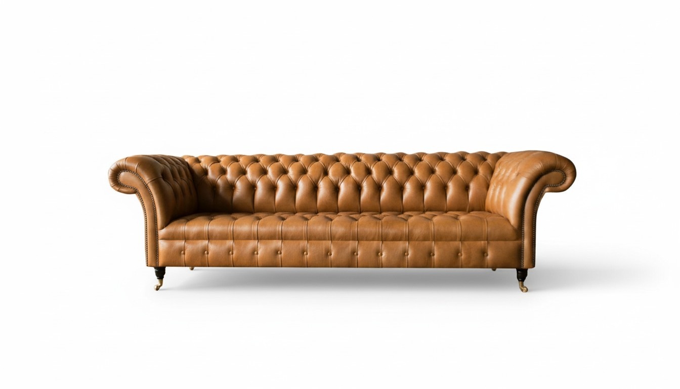 Chesterfield Big Sofa Couch Textil Samt Polster Sofas 4 Sitzer XXL Couchen Neu