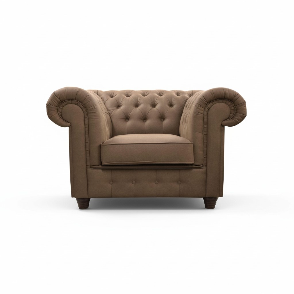 Chesterfield Cambridge Sessel Fernseh Lounge Club Chair 1 Sitzer Polster Design