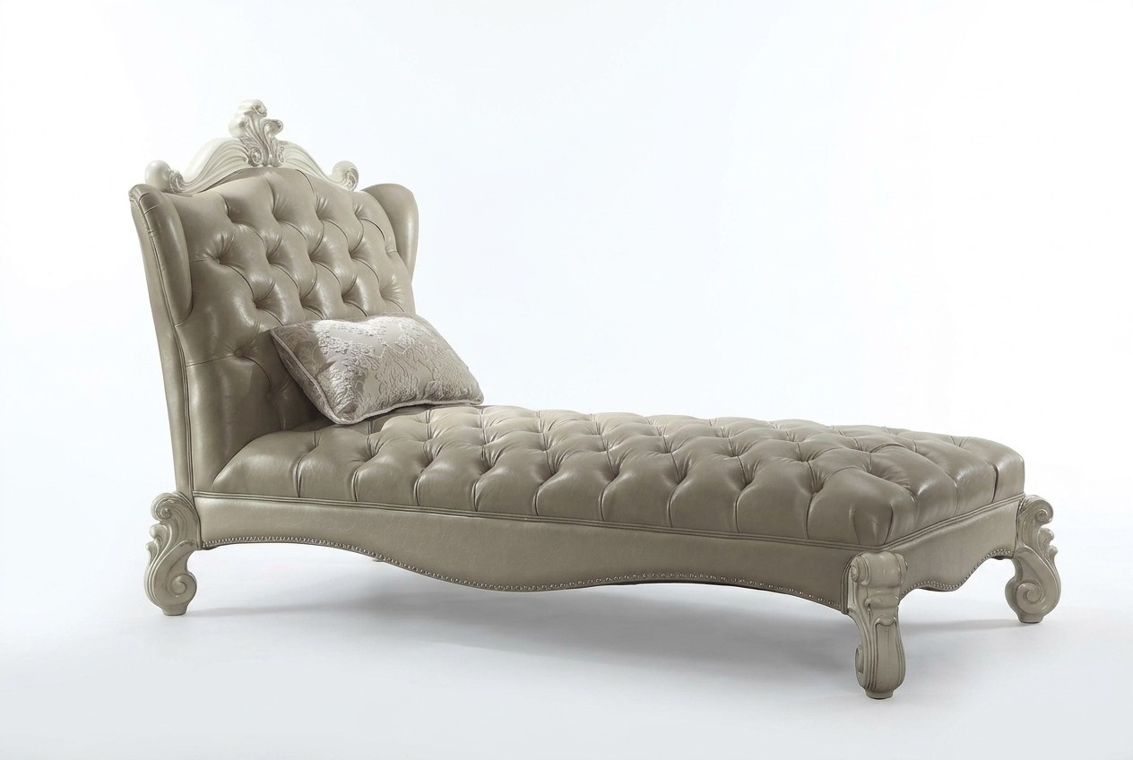 Chesterfield Chaiselongues Sofa Liege Chaise Club Relax Liegen Leder