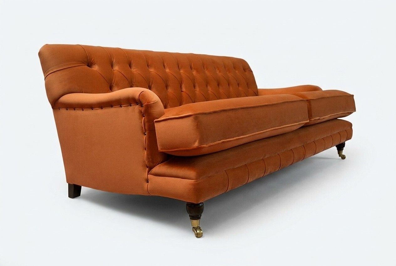 Chesterfield Couch Sitzpolster strapazierfähige und hochwertige couch dreisitzer