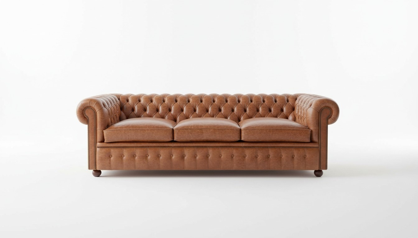 Chesterfield design luxus Sofa Polster couch garnitur Leder 3 Sitzer 6118913
