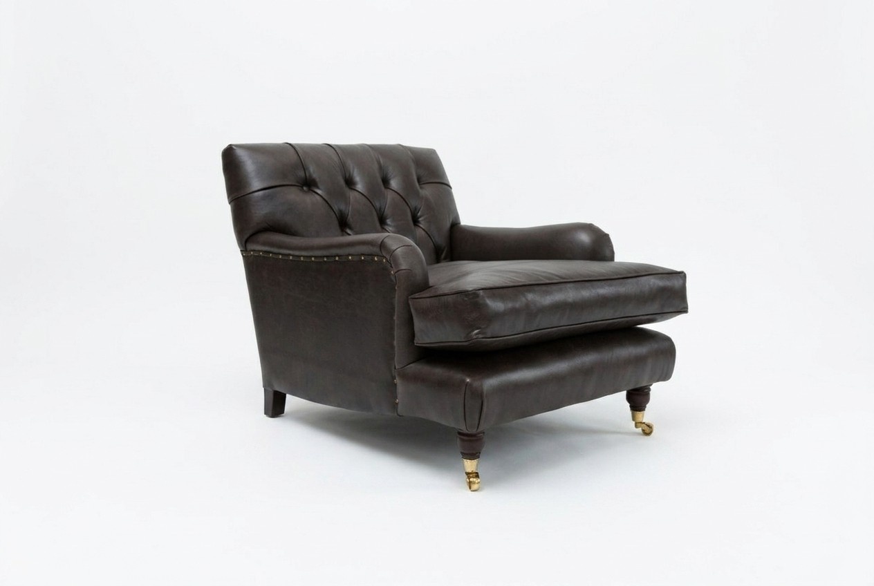 Chesterfield Design Sofa Sessel Couch Polster Luxus Textil Couchen 1 Sitzer
