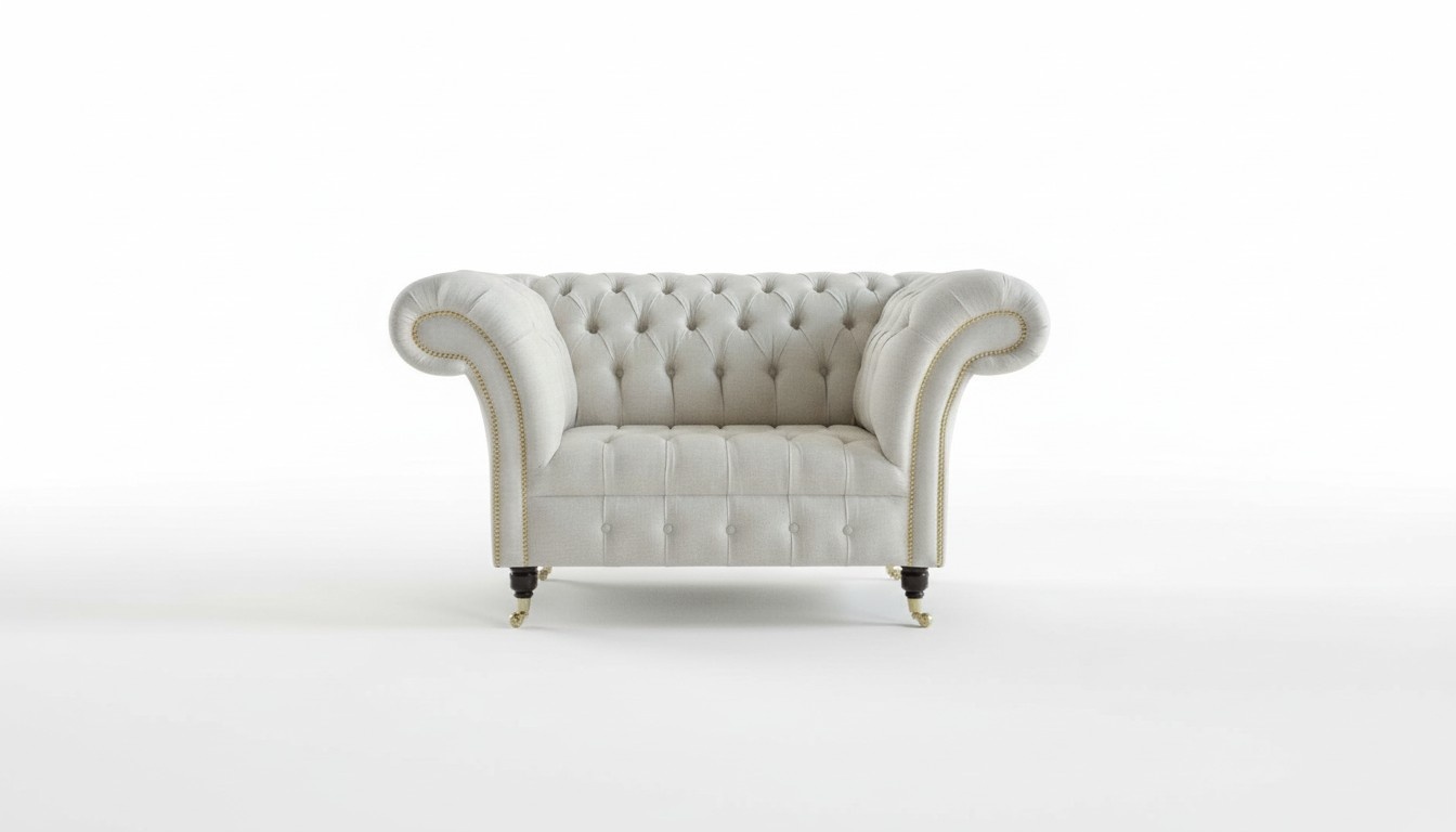 Chesterfield Design Sofa Sessel Couch Polster Luxus Textil Couchen