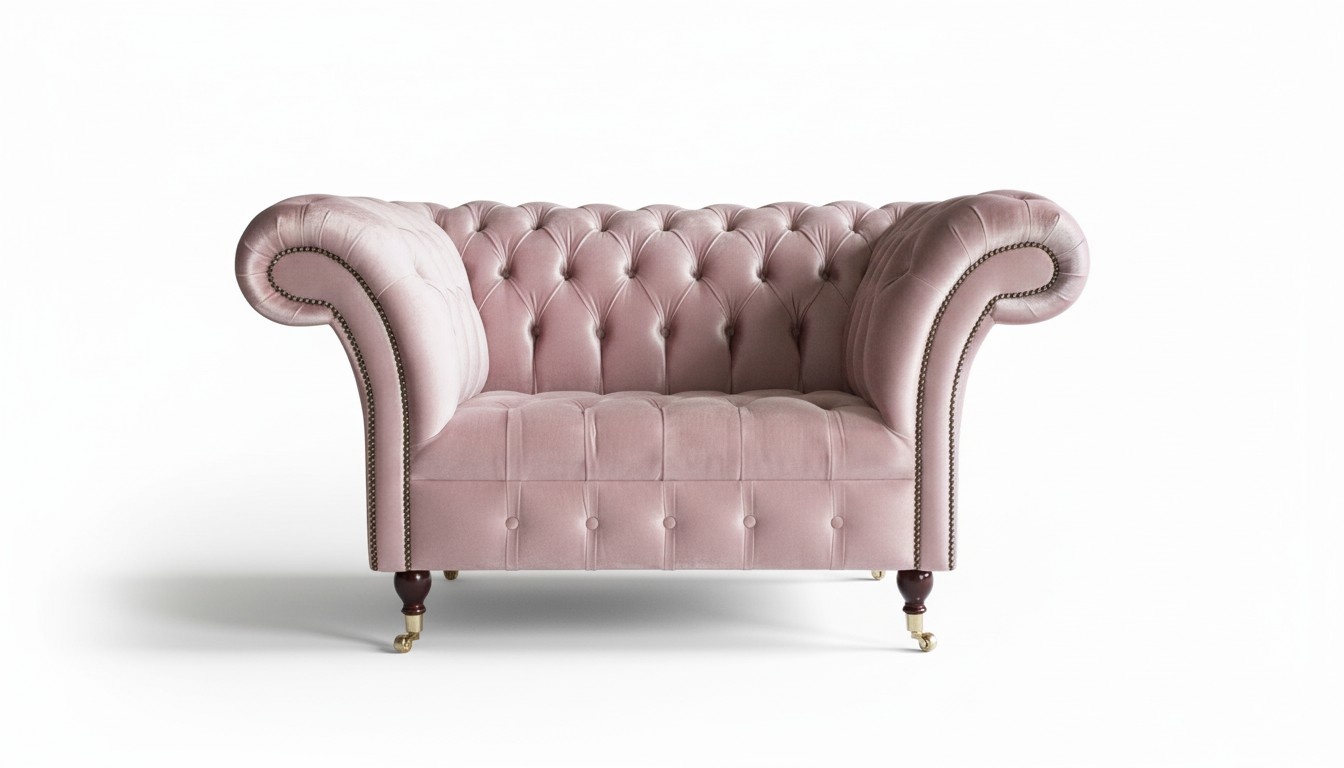 Chesterfield Design Sofa Sessel Couch Polster Luxus Textil Couchen