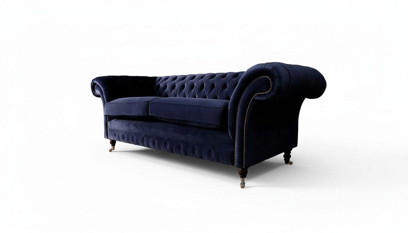 Chesterfield Dreisitzer Couch Polster Design Sofa 3er Sitz Sofas Möbel