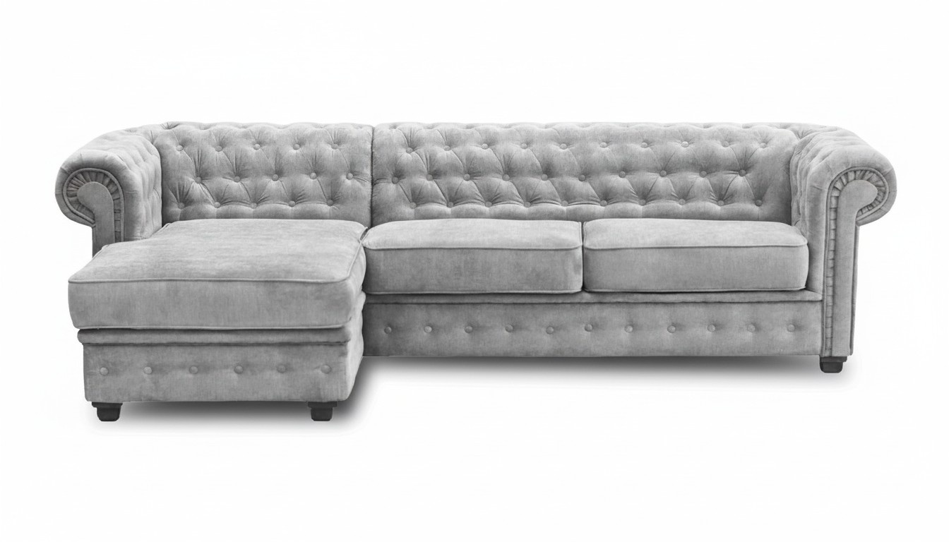 Chesterfield Ecksofa Eckcouch Sofa Couch Möbel Sofas Couchen Eckgarnitur