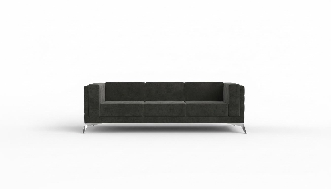 Chesterfield Ecksofa L-Form Stoff Design Couch Polster Sitz Sofa Textil Eck