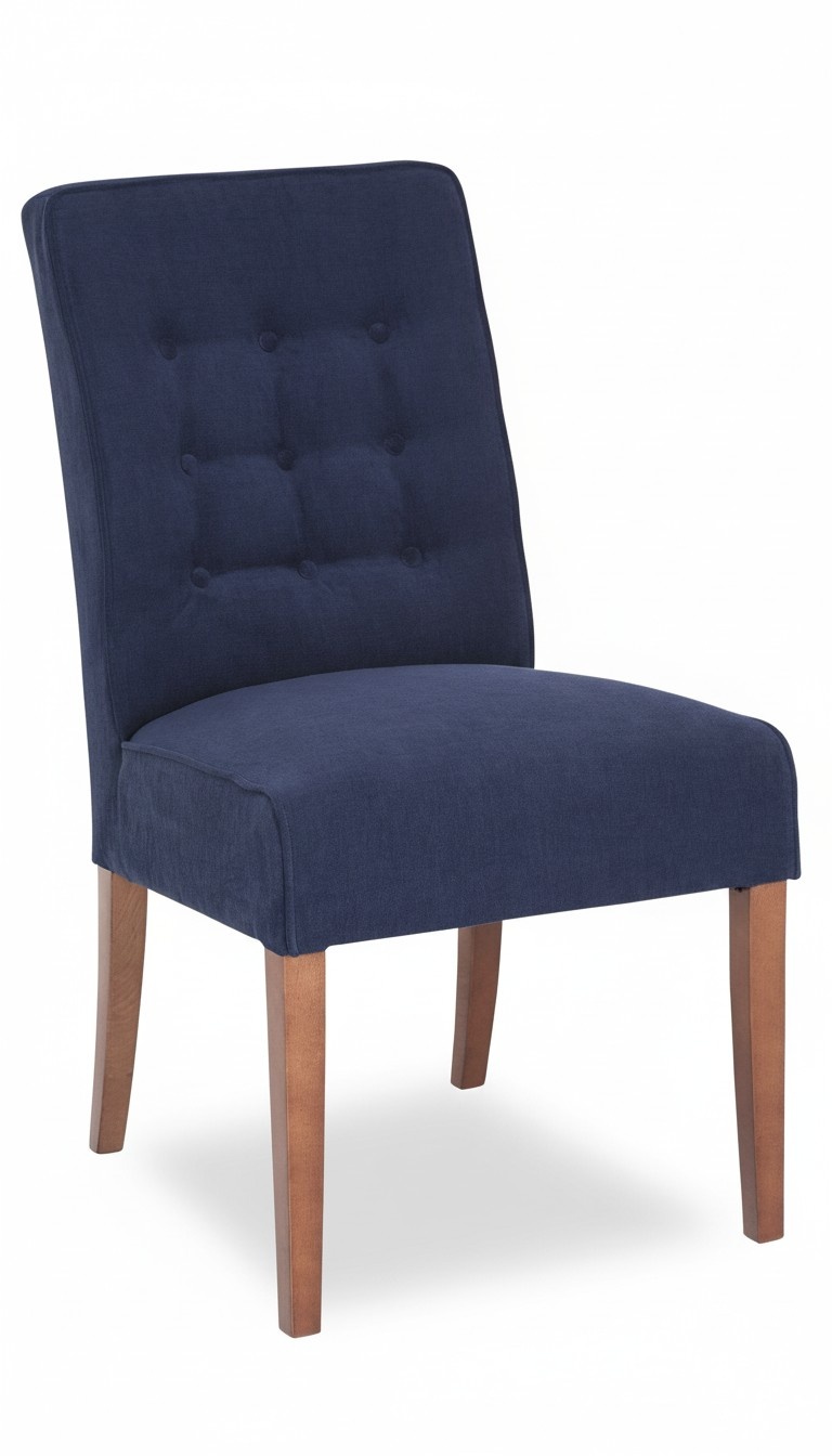 Chesterfield Lehnstuhl Textl Stuhl Polster Sitzer Stoff Samt Stühle Echtes Holz