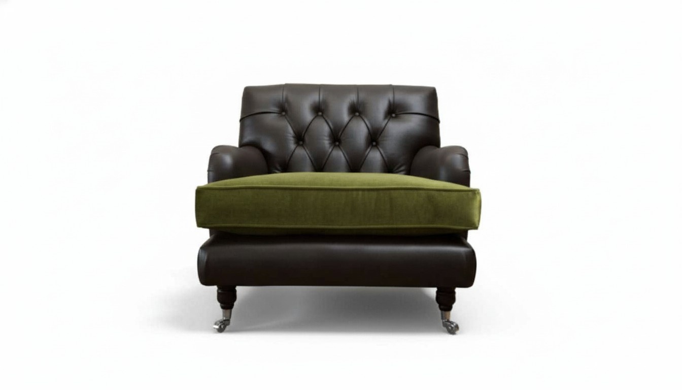 Chesterfield Sessel Design Polster Sofa Couch Chesterfield Leder