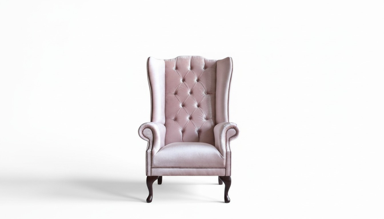Chesterfield Sessel Fernseh Ohrensessel Couch 1 Sitzer Sofa Textil Stoff