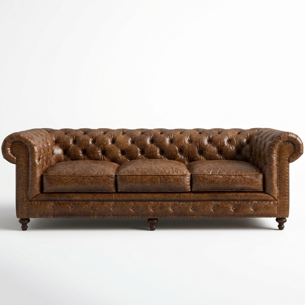 Chesterfield Sofa Couch Polster Stoff Leder Couchen Polster Garnitur
