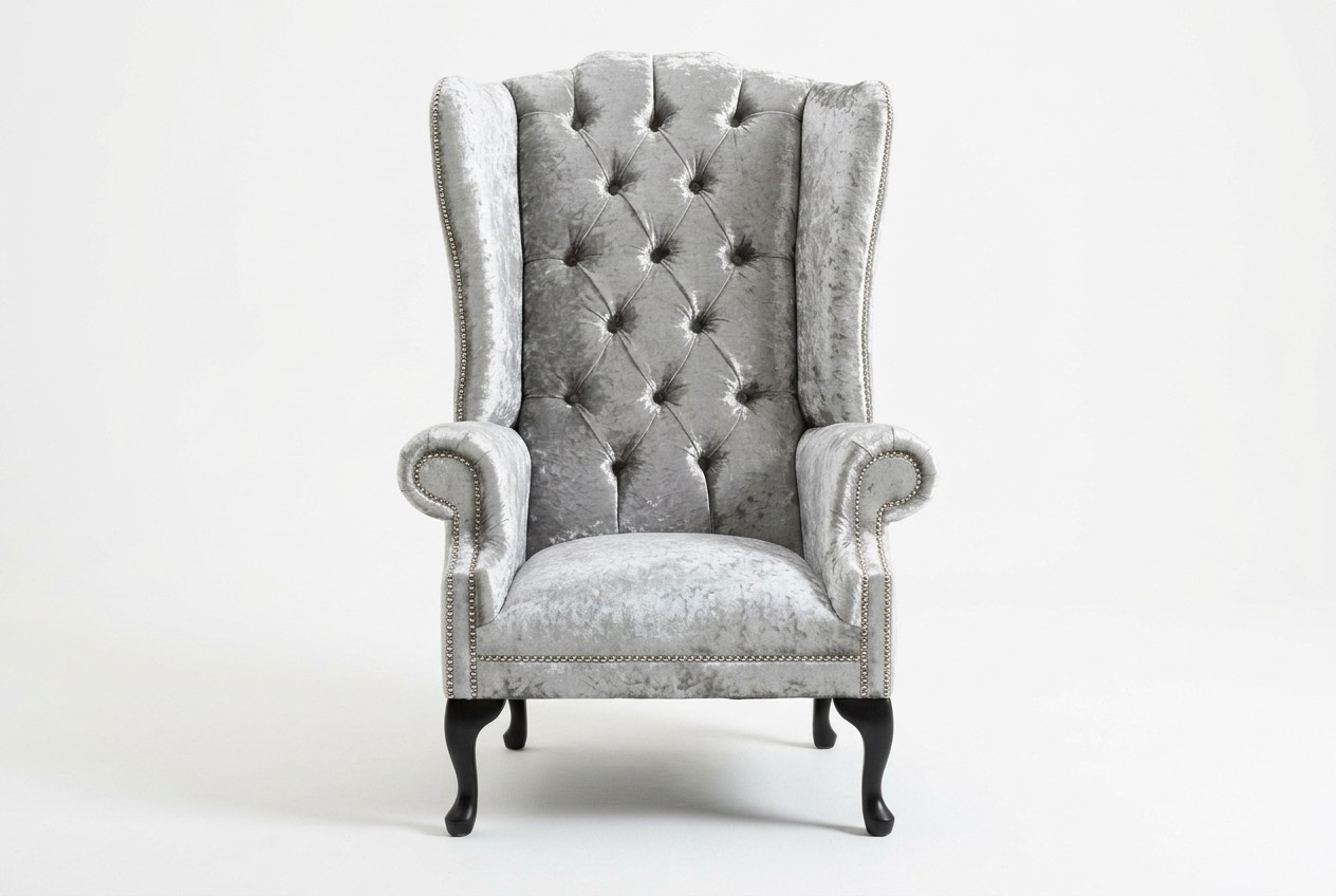 Chesterfield Textil Sessel 1 Sitzer Sofa Polster Sofas Design Luxus