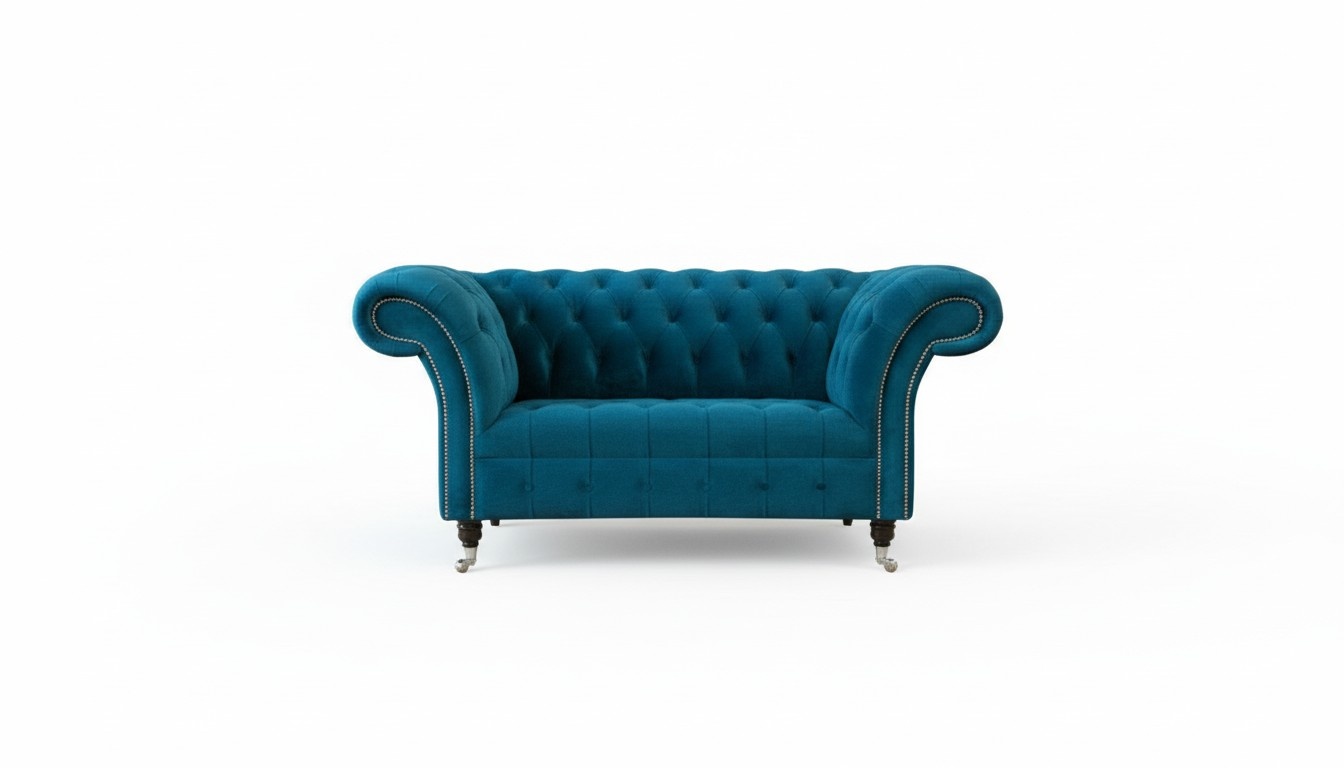 Chesterfield Türkis Wohnzimmer Modern Design Couchen Sofa Kreative