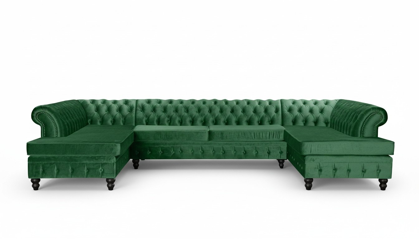 Chesterfield Wohnzimmer Couch Wohnlandschaft xxl Sofa Couchen Polster