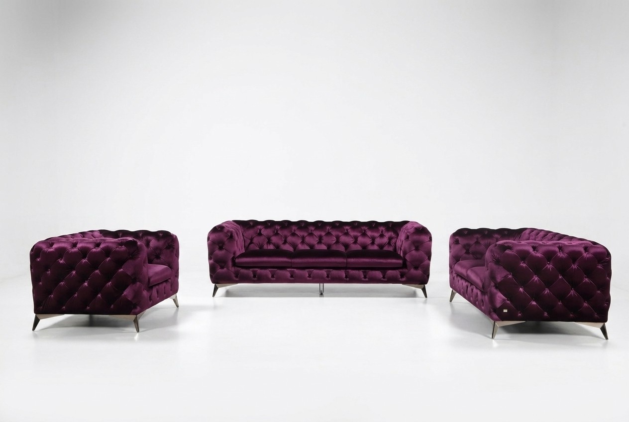 Chesterfield Zwei Sitzer 2 Sitz Couch Sitz Sofa Couchen Design Italien Polster