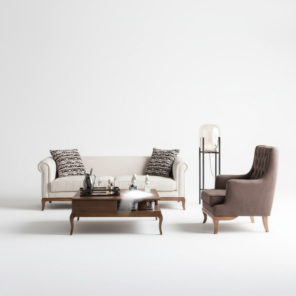 Couchgarnitur Sofagarnitur Sitzgruppe Sofa 3 Sitzer Sessel Sitzmöbel 2tlg