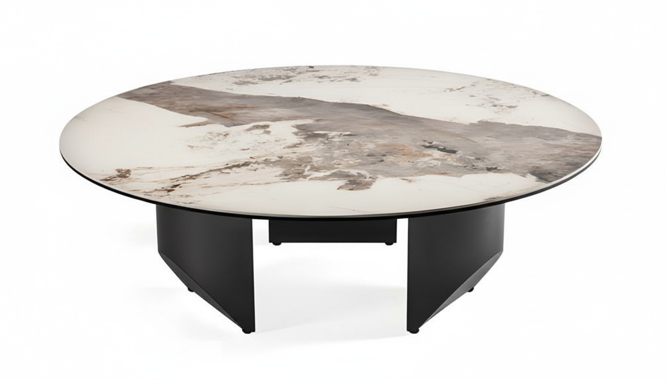 Couchtisch Design Modern Schwarz Farbe Möbel Elegantes Wohnzimmer