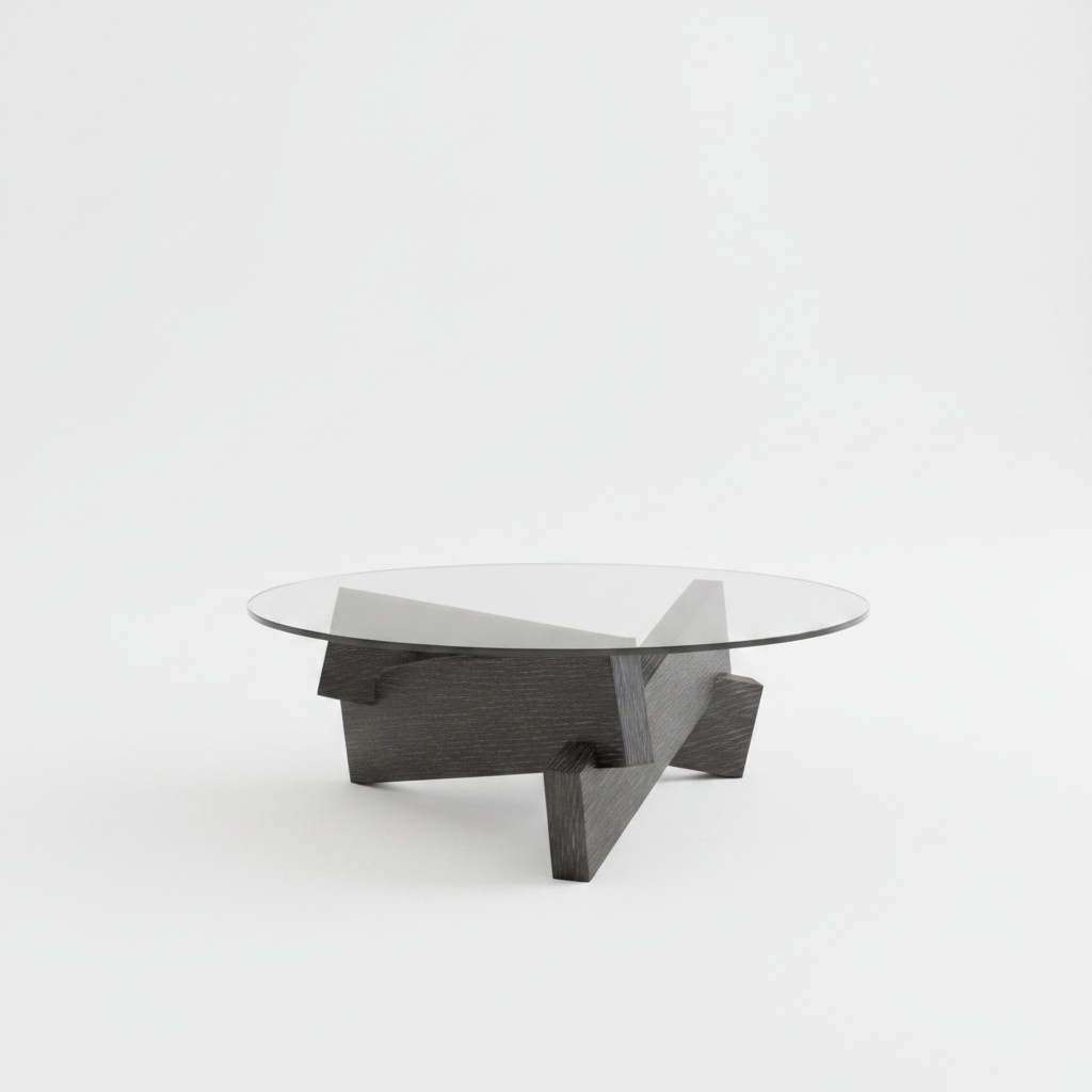 Couchtisch Design Möbel Luxus Neu schwarz Modern Wohnzimmer Holz Glas
