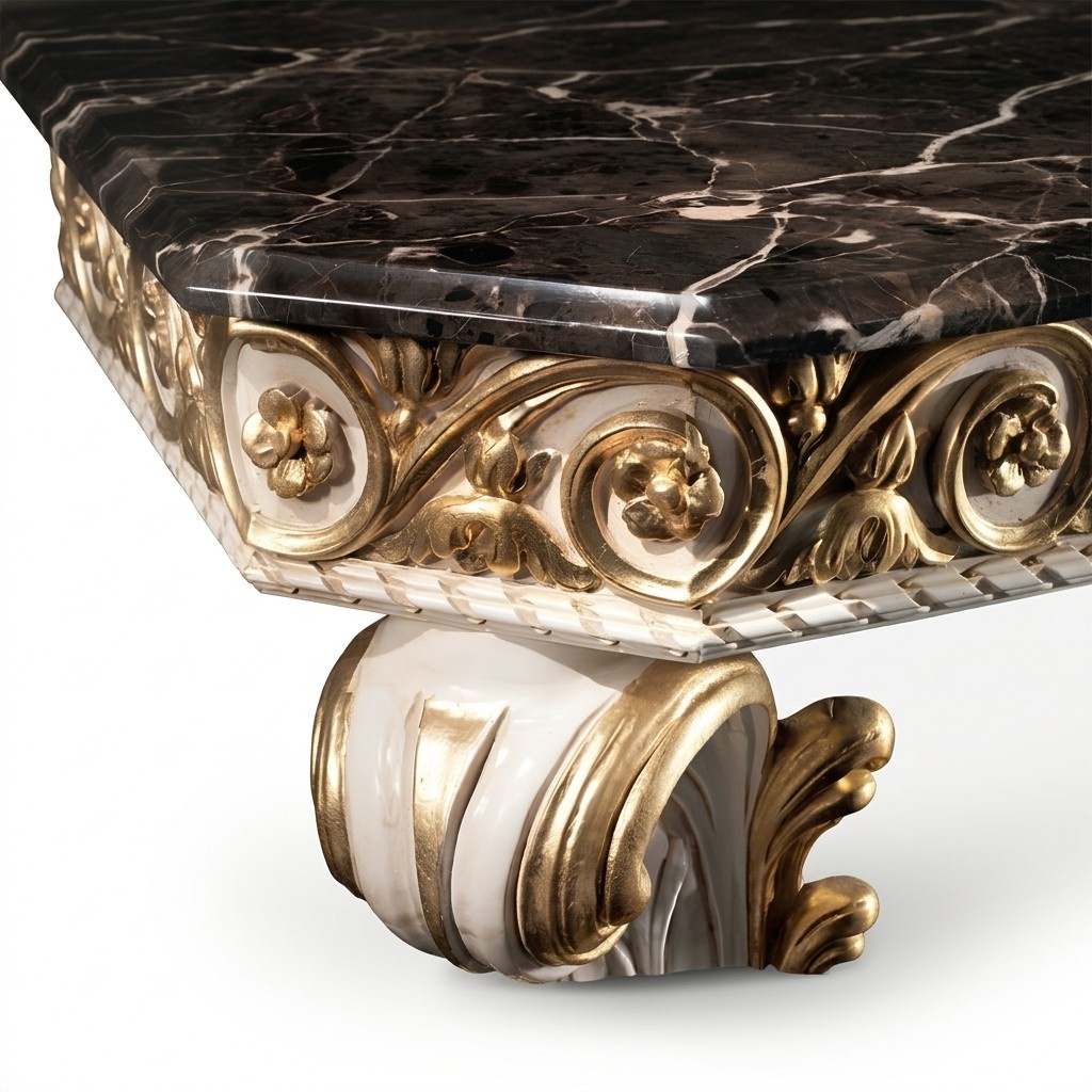 Couchtisch Design Wohnzimmer italienische Esszimmer Holzmöbel klassischen Stil