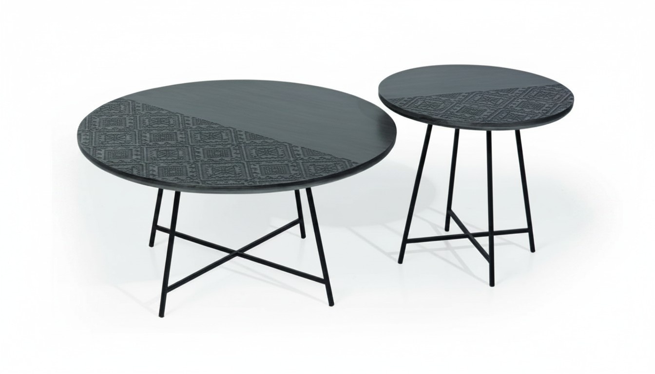 Couchtisch Modern Beistelltisch Designer Wohnzimmertisch Schwarz Tisch