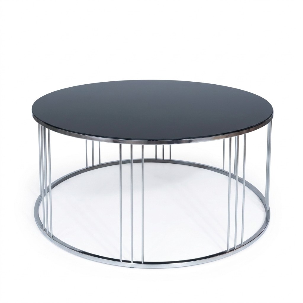 Couchtisch Möbel Luxus neuschwarz Modern Wohnzimmer Design Edelstahl