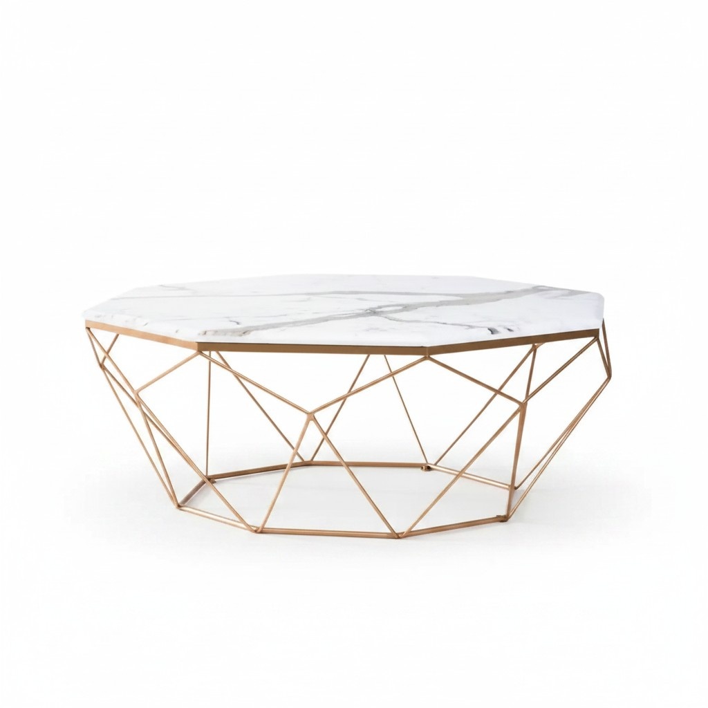 Couchtisch Möbel Tisc hGold Luxus neu Modern Wohnzimmer Design Metall
