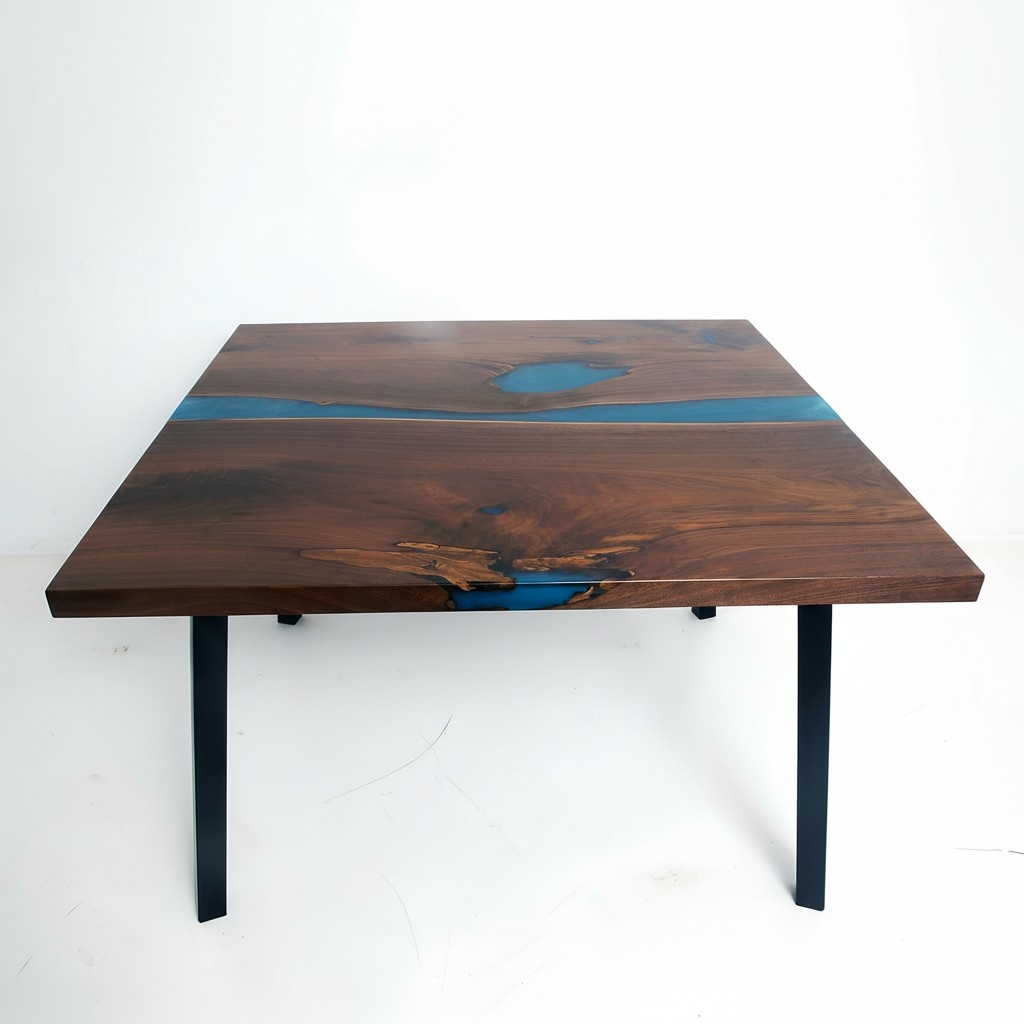 Couchtisch River Tisch Echtes Holz Flusstisch Massiv Epoxidharz Tische