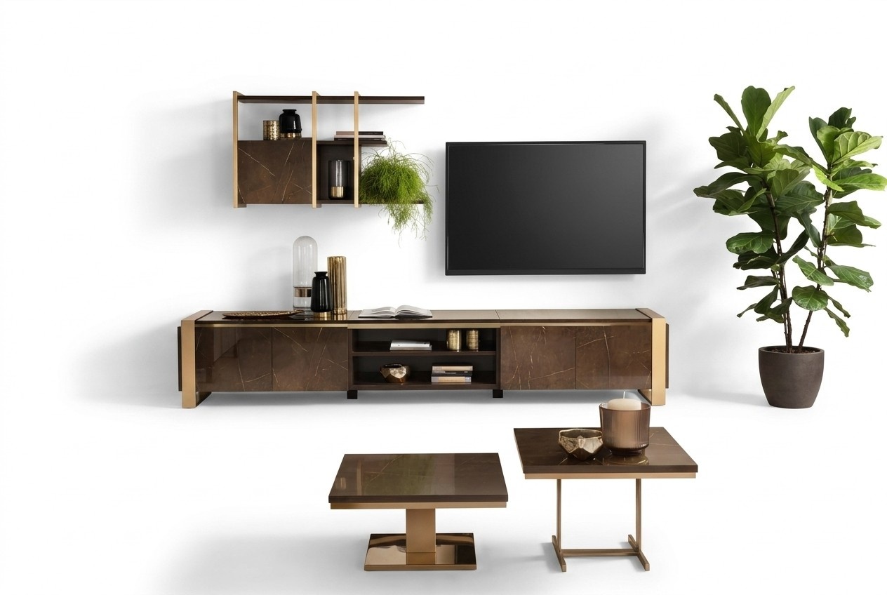 Couchtisch Sofa Couch Tisch Moderner 2tlg. Set Kaffeetisch Beistelltisch