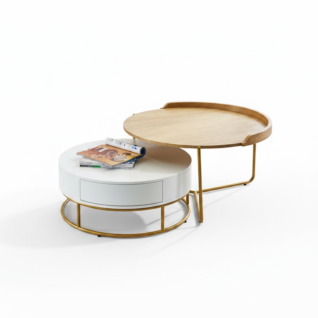 Couchtisch Tisch Beistellitsch Kaffeetisch Couchtische Luxus Holz Modern1