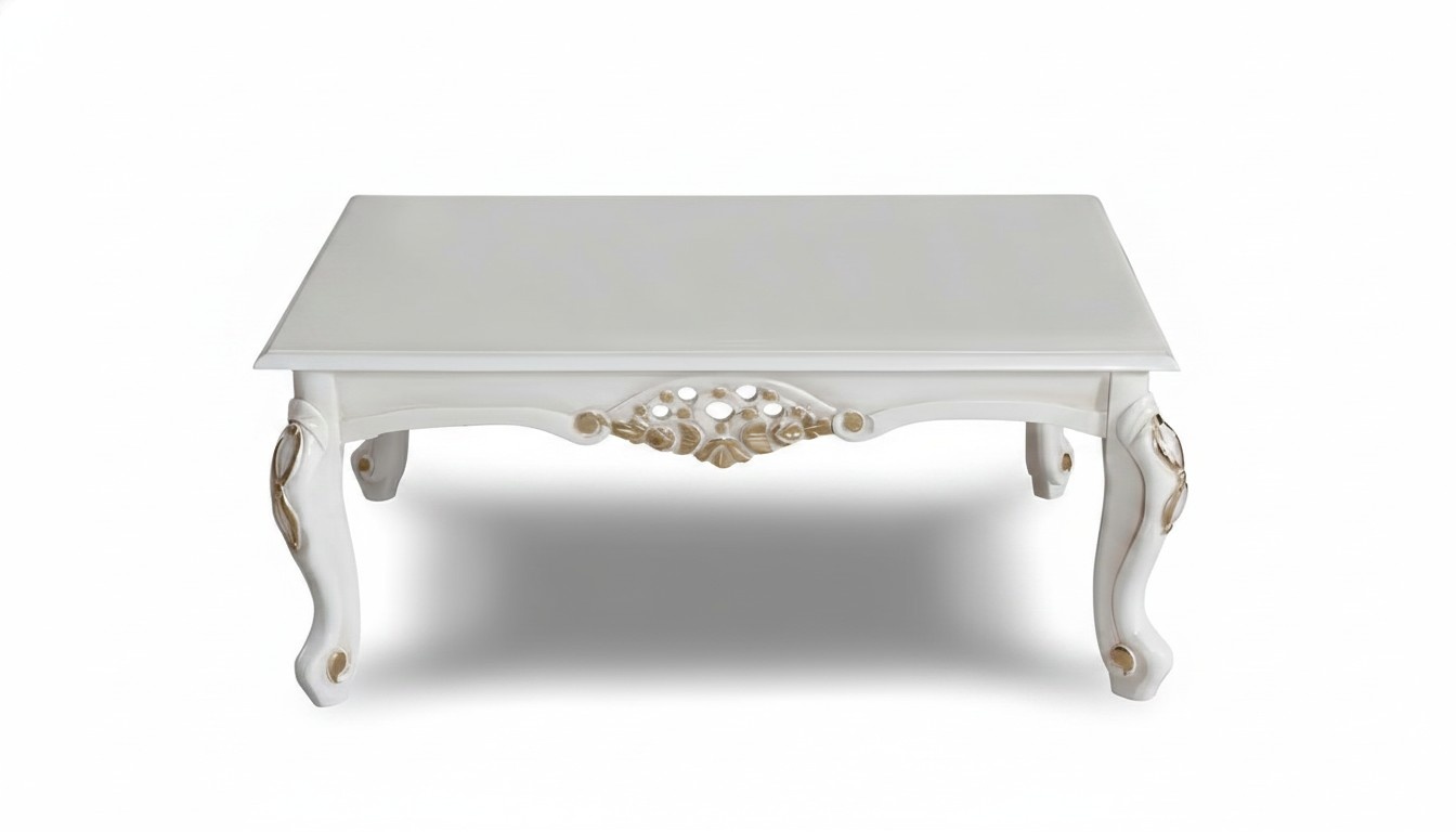 Couchtisch Tisch Luxus Tisch Wohnzimmer Design Tische Rechteckig Weiß