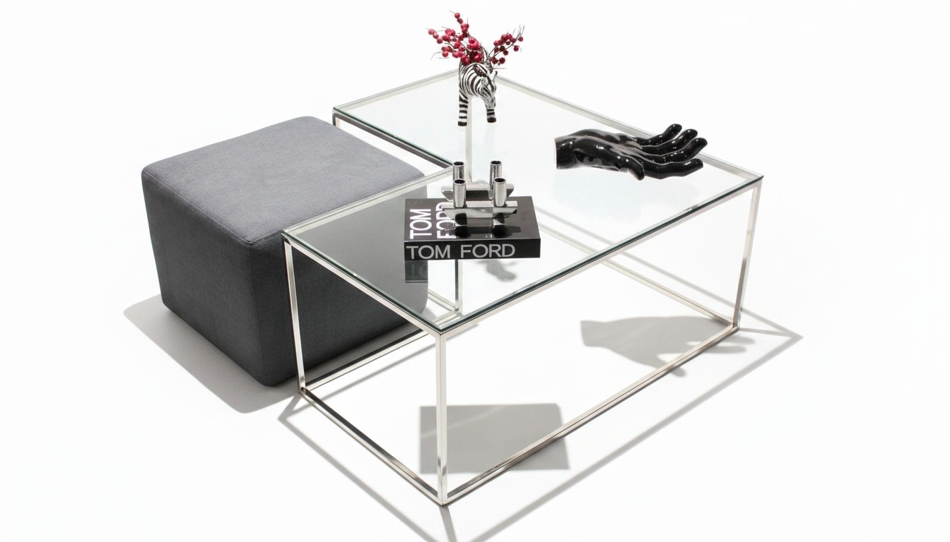 Couchtisch Wohnzimmer Möbel Luxus Glas Tisch Modern Neu Design Neu