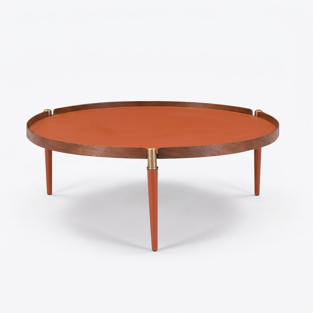 Couchtisch Wohnzimmer Möbel Luxus Modern Design Tisch Orange Couchtische