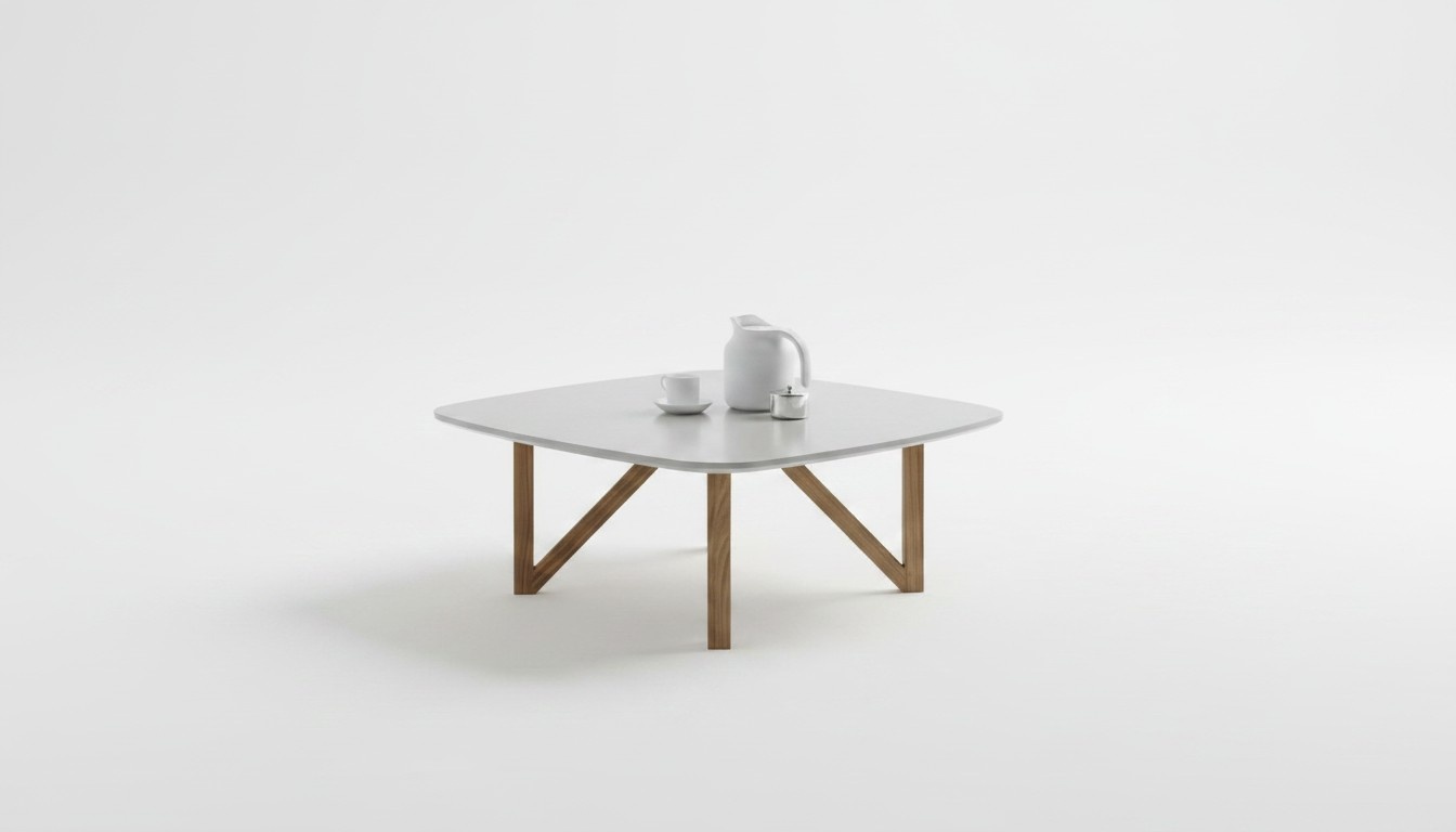 Couchtisch Wohnzimmer Tisch Luxus Walnuss Natur Designer Beistelltisch