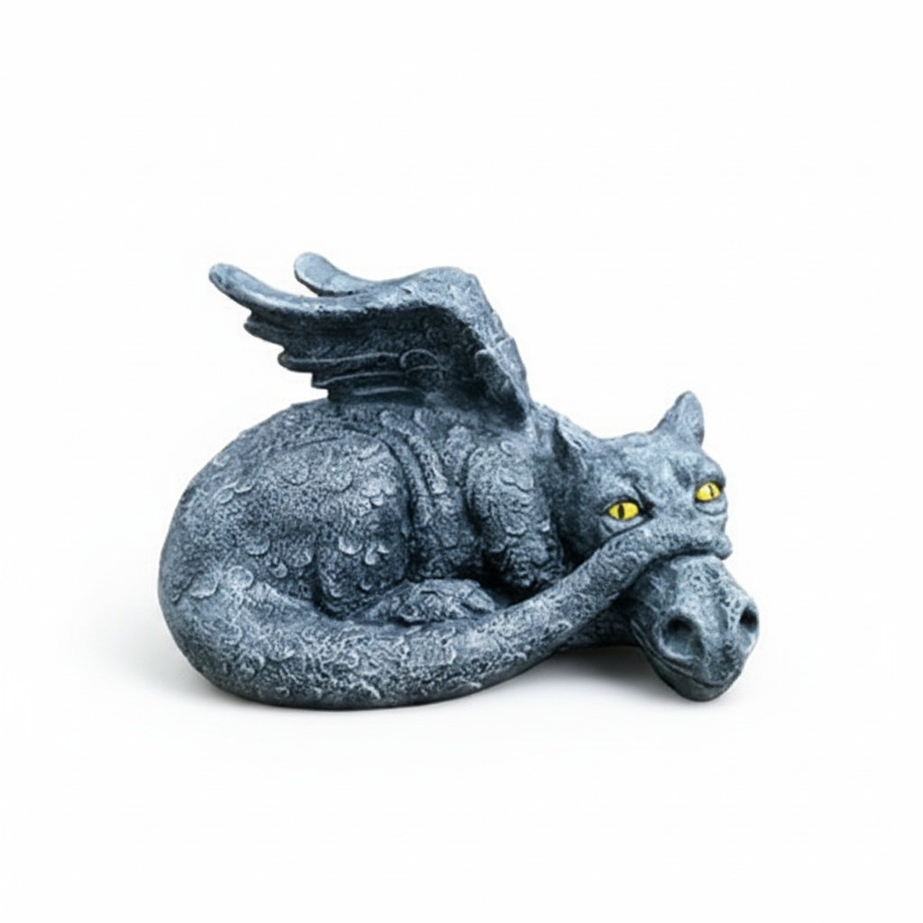 Deko Figur Statue Skulptur 53x 52 cm FIguren Statuen Skulpturen Drachen