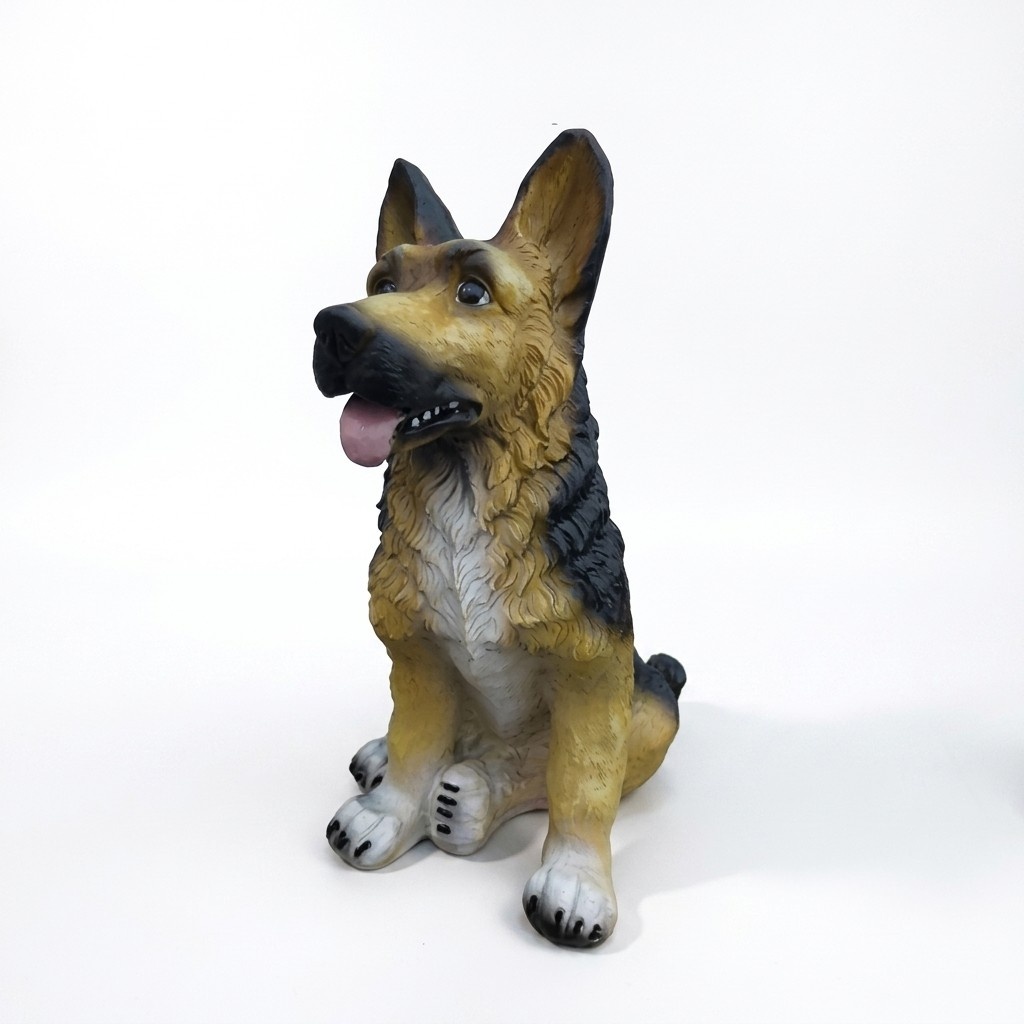 Deko Figur Statue Skulptur 50 cm FIguren Statuen Skulpturen Hund