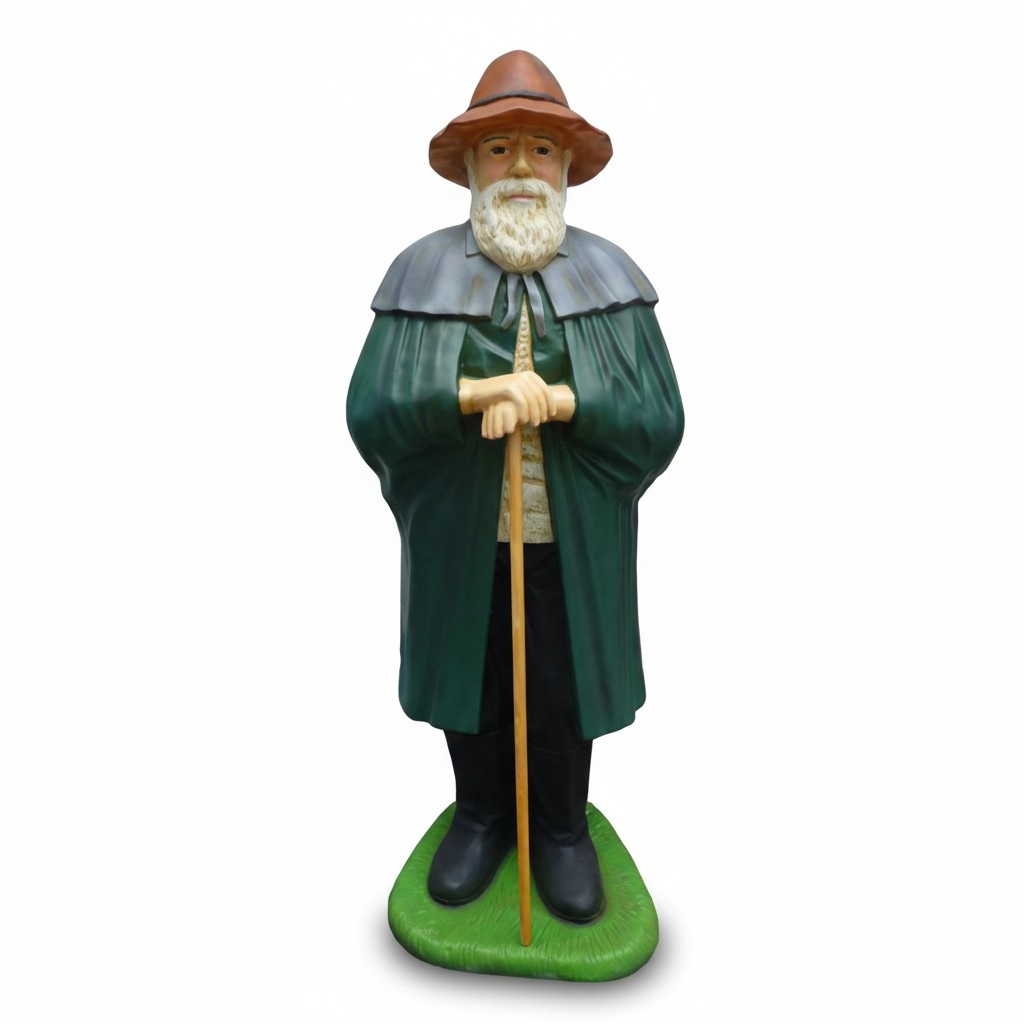Deko Figur Statue Skulptur 170 cm FIguren Statuen Skulpturen Hirte Bayern