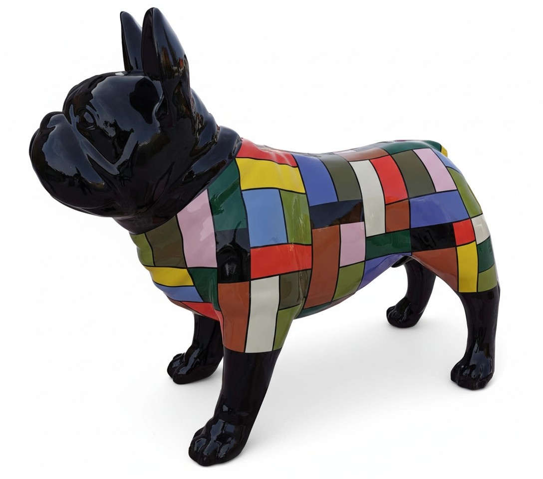 Deko Hund Figur Statue Skulptur 75cm Figuren Statuen Skulpturen