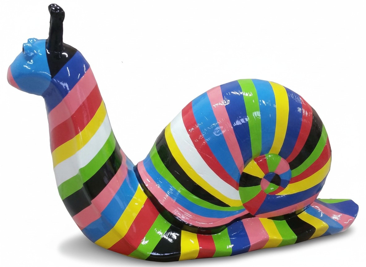 Deko Schnecke Figur Statue Skulptur 100 cm FIguren Statuen Skulpturen