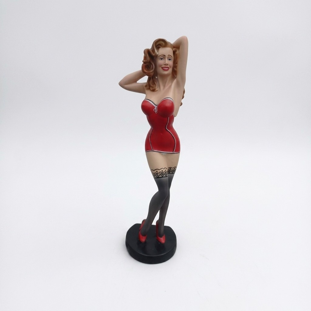 Dekoration Bordell Statue Gogo Tänzerin Skulptur Statuen Plastik Sexy Figur