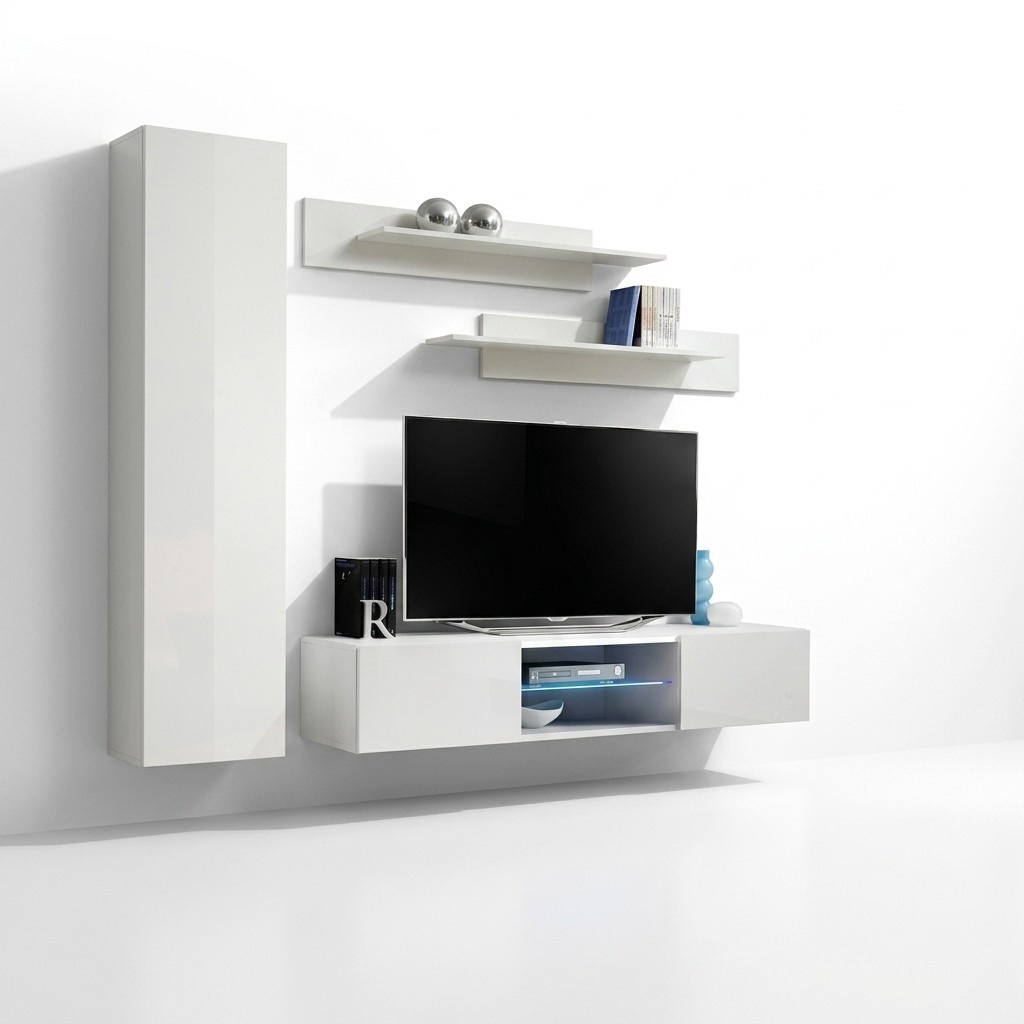 Luxus Wohnzimmer Wohnwand Set 4tlg Wand Regale Schrank Designer Wandschrank