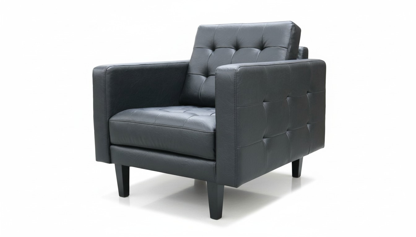 Sessel Club Lounge Designer Lehn Stuhl Polster Sofa 1 Sitzer Fernseh