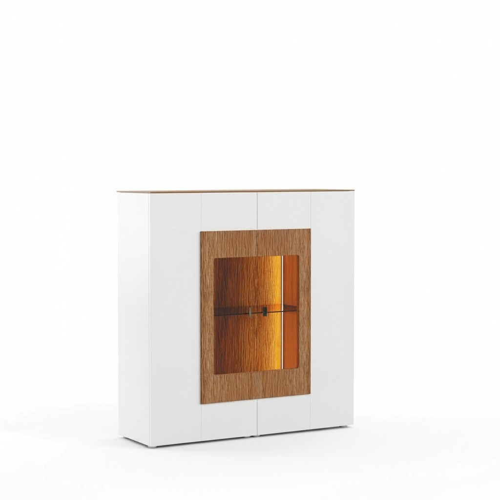 Vitrine Glas Schrank Wohnzimmer Schaufenster 1trg. Vitrinen Hochschrank