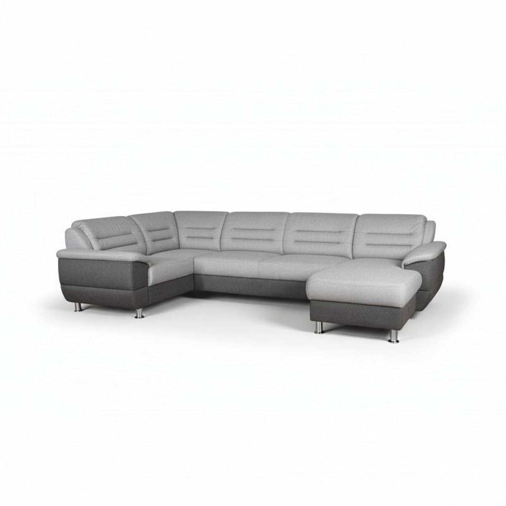 Design Ecksofa Sofa Bettfunktion Couch Polster Sitz Eck Sofas Couchen Mailand