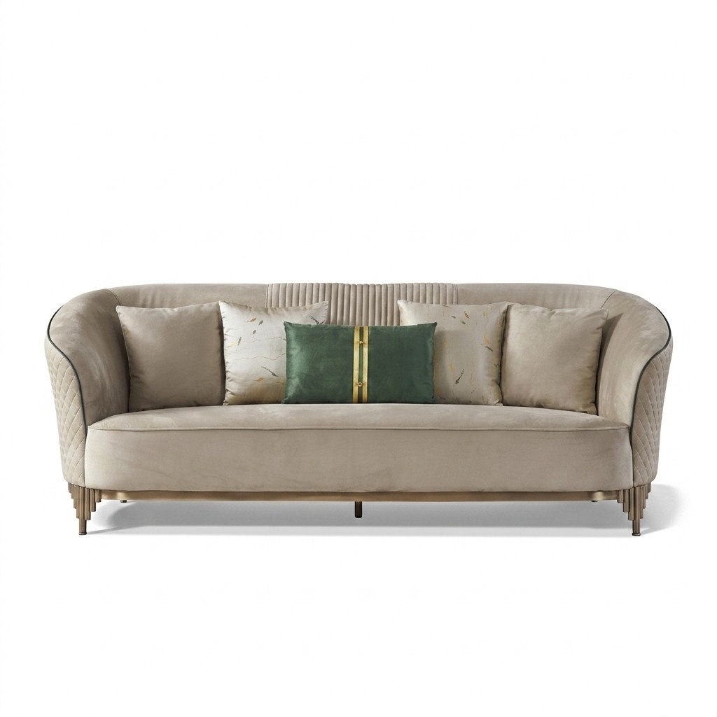 Design 3 Sitzer Dreisitzer Sofas Club Lounge Sofa Polster Couch Stoff