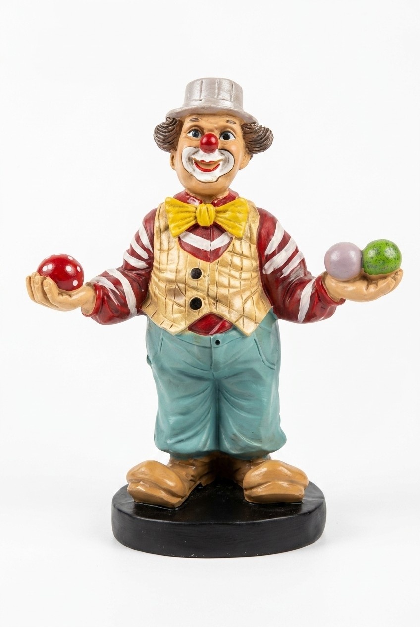 Design Clown Figur Statue Skulptur Figuren Skulpturen Dekoration Deko