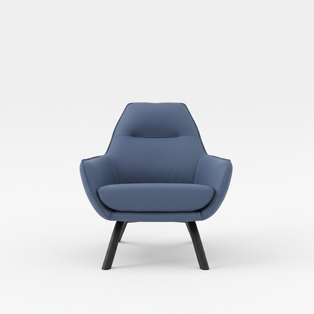 Design Couch Sofa Sitzer Stoff Lounge Club Polster Luxus Ohren Sitz Relax Sessel