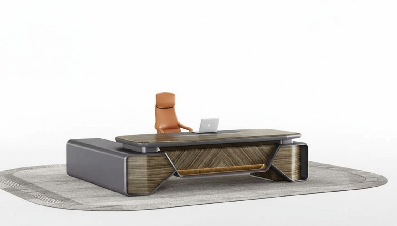 Design Eckschreibtisch Büro Einrichtung Zimmer Möbel Tisch Büromöbel