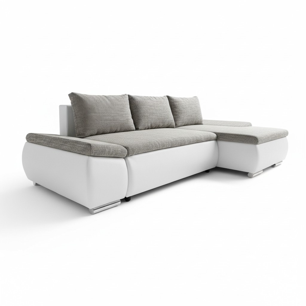 Design Ecksofa Bettfunktion Couch Neu Polster Couchen Textil Sofas Sofa