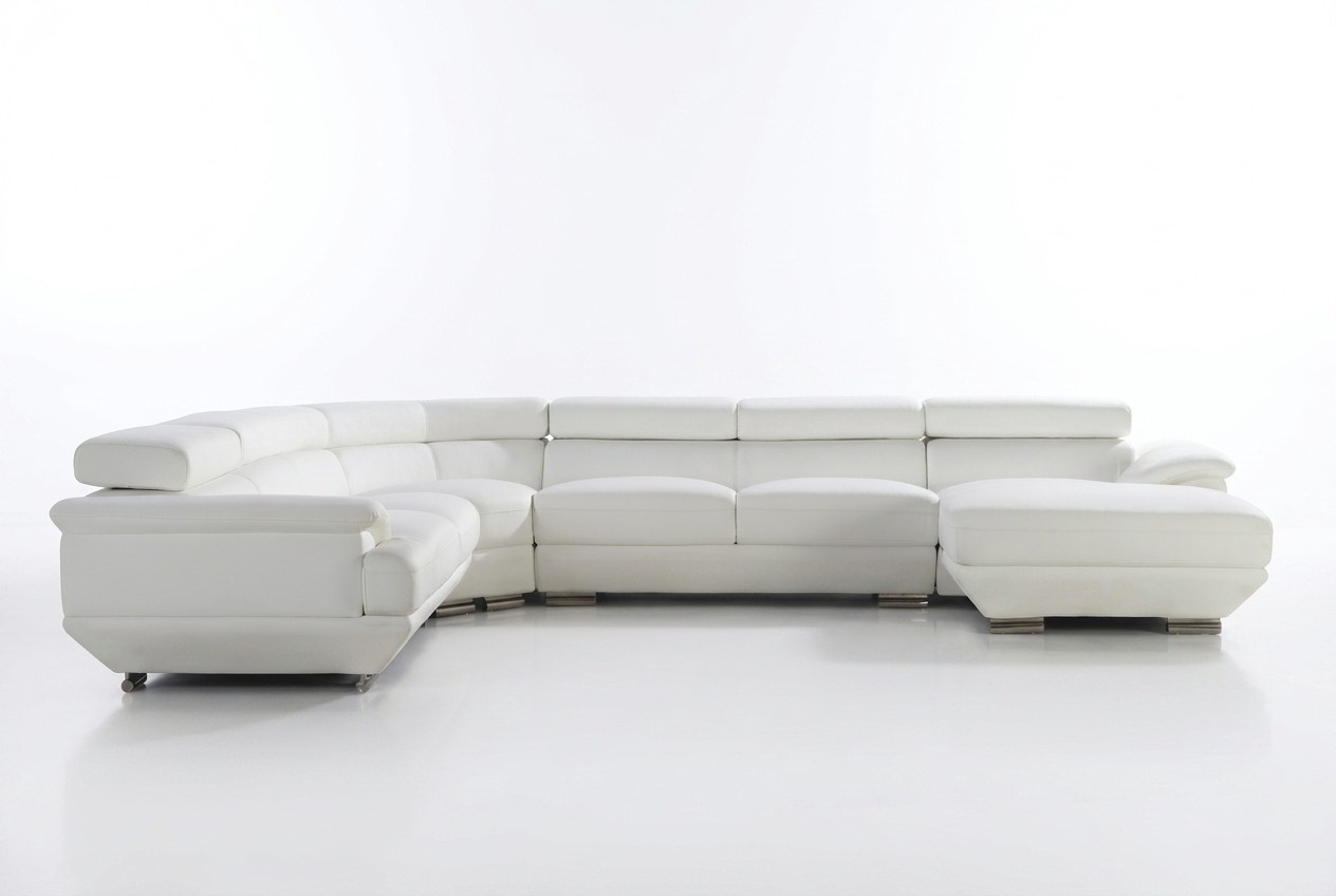 Design Ecksofa Leder Sofa Couch Polster Eck Sitz Wohnlandschaft Garnitur